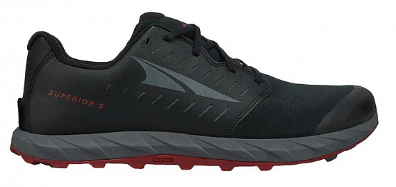 Кроссовки мужские Altra Superior 5 Black/Red - Фото 1 большая
