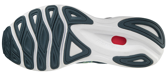 Кроссовки мужские Mizuno Wave Skyrise 3 гол/нео.лайм/кр-оранж - Фото 2 большая