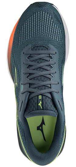 Кроссовки мужские Mizuno Wave Skyrise 3 гол/нео.лайм/кр-оранж - Фото 4 большая