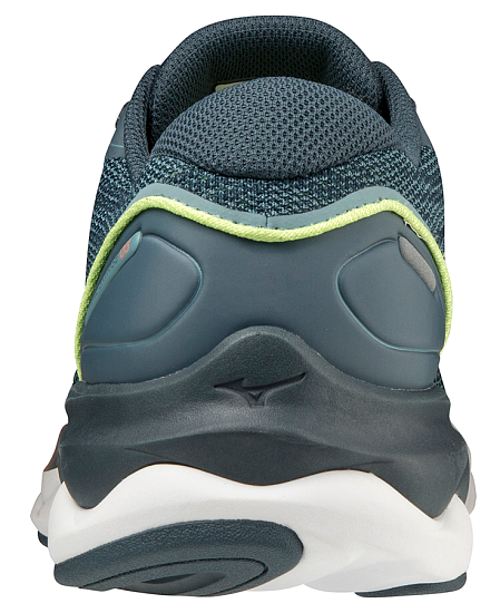 Кроссовки мужские Mizuno Wave Skyrise 3 гол/нео.лайм/кр-оранж - Фото 5 большая