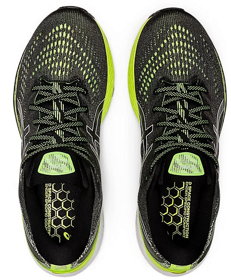 Кроссовки мужские ASICS Gel-Kayano 28 Black/Hazard Green - Фото 6 большая