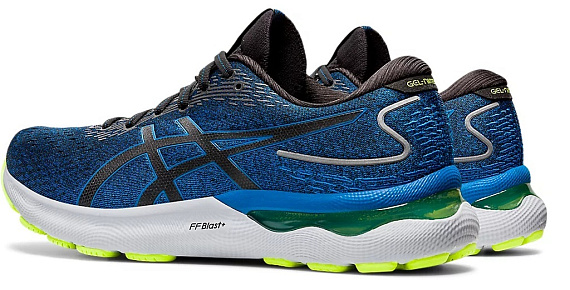 Кроссовки мужские ASICS Gel-Nimbus 24 Black/Lake Drive - Фото 3 большая