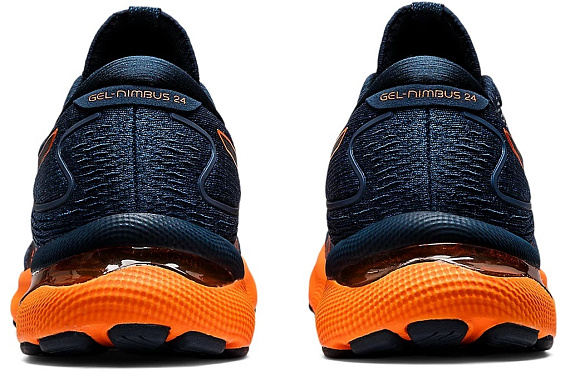 Кроссовки мужские ASICS Gel-Nimbus 24 French Blue/Shocking Orange - Фото 5 большая