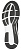 Кроссовки мужские ASICS RoadHawk FF Black/White/Silver - Фото 5 малая