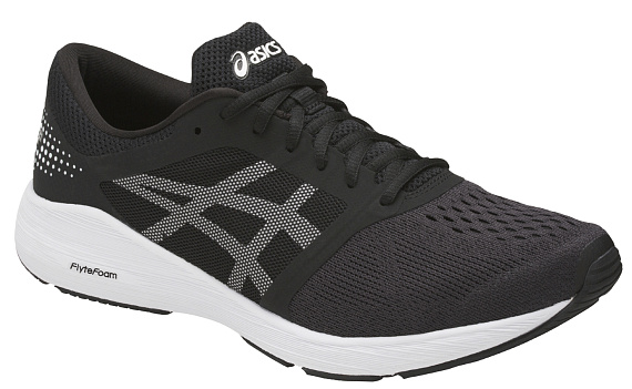 Кроссовки мужские ASICS RoadHawk FF Black/White/Silver - Фото 3 большая