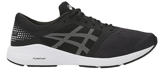 Кроссовки мужские ASICS RoadHawk FF Black/White/Silver - Фото 1 большая