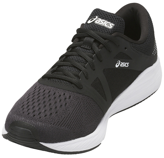 Кроссовки мужские ASICS RoadHawk FF Black/White/Silver - Фото 4 большая