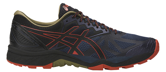 Кроссовки мужские ASICS GEL-FujiTrabuco 6 Insignia Blue/Black/Red Clay - Фото 1 большая