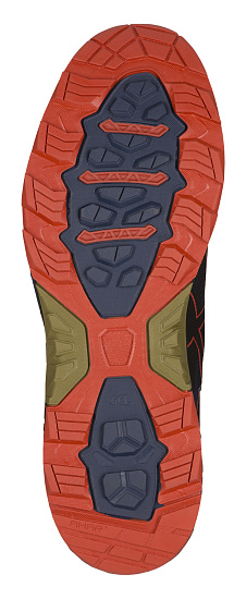 Кроссовки мужские ASICS GEL-FujiTrabuco 6 Insignia Blue/Black/Red Clay - Фото 4 большая