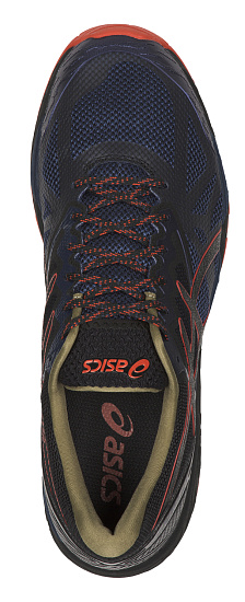 Кроссовки мужские ASICS GEL-FujiTrabuco 6 Insignia Blue/Black/Red Clay - Фото 6 большая