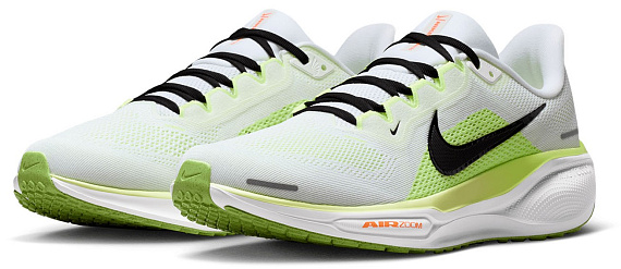 Кроссовки мужские Nike Air Zoom Pegasus 41 White/Volt Ice/Barely Volt/Black - Фото 2 большая