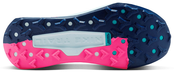 Кроссовки мужские Nike Reactx Wildhorse 10 Pure Platinum/Midnight Navy/Dusty Cactus/Vivid Purpl - Фото 5 большая