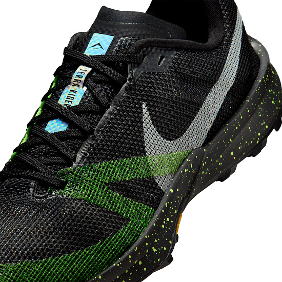 Кроссовки мужские Nike Terra Kiger 10 Black/Volt Ice/Tattoo/Phantom - Фото 8 большая