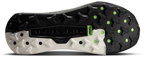 Кроссовки мужские Nike Reactx Wildhorse 10 Black/Peat Moss/Volt Ice/Phantom - Фото 2 большая