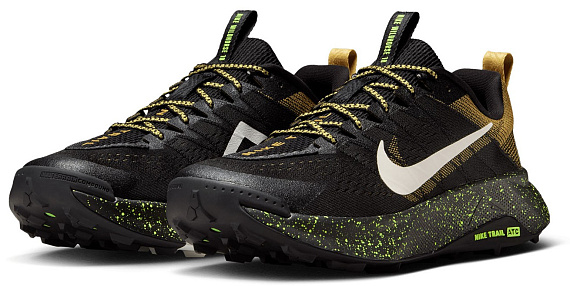Кроссовки мужские Nike Reactx Wildhorse 10 Black/Peat Moss/Volt Ice/Phantom - Фото 6 большая