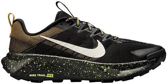 Кроссовки мужские Nike Reactx Wildhorse 10 Black/Peat Moss/Volt Ice/Phantom - Фото 1 большая
