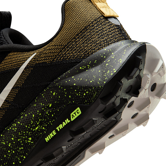 Кроссовки мужские Nike Reactx Wildhorse 10 Black/Peat Moss/Volt Ice/Phantom - Фото 8 большая