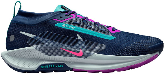 Кроссовки мужские Nike Reactx Pegasus Trail 5 Gtx Midnight Navy/Hyper Pink/Vivid Purple/Glacier Blue - Фото 1 большая