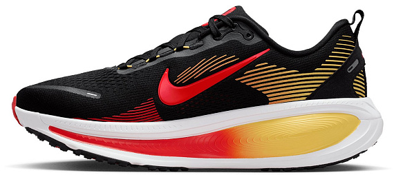 Кроссовки мужские Nike Vomero 18 Black/Light Crimson/Topaz Gold/Bright Crimson - Фото 2 большая