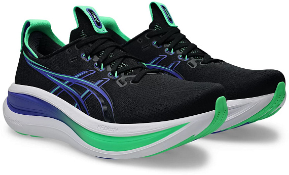 Кроссовки мужские ASICS Gel-Nimbus 28 Black/Cobalt Burst - Фото 2 большая