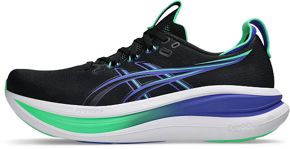 Кроссовки мужские ASICS Gel-Nimbus 28 Black/Cobalt Burst - Фото 8 большая