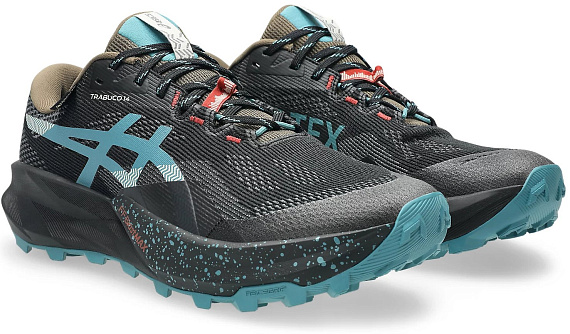 Кроссовки мужские ASICS Trabuco 14 Gtx Black/Misty Pine - Фото 2 большая