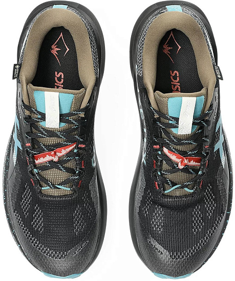 Кроссовки мужские ASICS Trabuco 14 Gtx Black/Misty Pine - Фото 6 большая