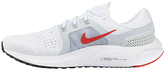 Кроссовки мужские Nike Air Zoom Vomero 15 White/Pure Platinum/Wolf Grey/Chile Red - Фото 5 большая
