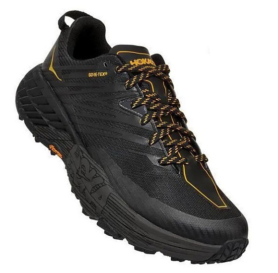 Кроссовки мужские Hoka Speedgoat 4 GTX Anthracite/Dark Gull Grey - Фото 7 большая