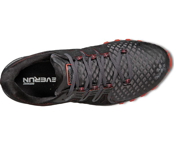 Кроссовки мужские Saucony Xodus ISO 2 GTX Grey/Orange/Black - Фото 3 большая