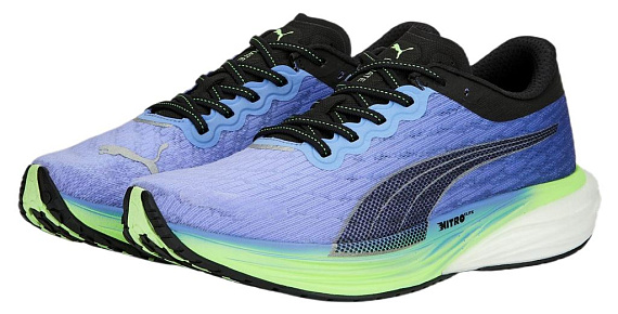 Кроссовки мужские Puma Deviate Nitro 2 Royal Sapphire/Elektro Purple - Фото 3 большая
