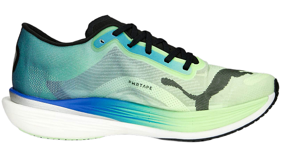 Кроссовки мужские Puma Deviate Nitro Elite 2 Fizzy Lime/Royal Sapphire/Puma Black - Фото 4 большая
