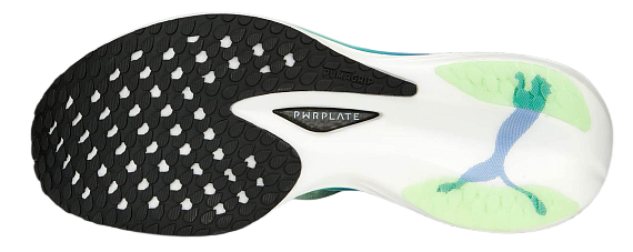 Кроссовки мужские Puma Deviate Nitro Elite 2 Fizzy Lime/Royal Sapphire/Puma Black - Фото 7 большая