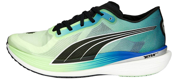 Кроссовки мужские Puma Deviate Nitro Elite 2 Fizzy Lime/Royal Sapphire/Puma Black - Фото 2 большая