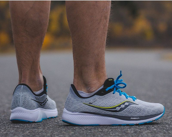 Кроссовки мужские Saucony Guide 14 Alloy/Cobalt - Фото 4 большая