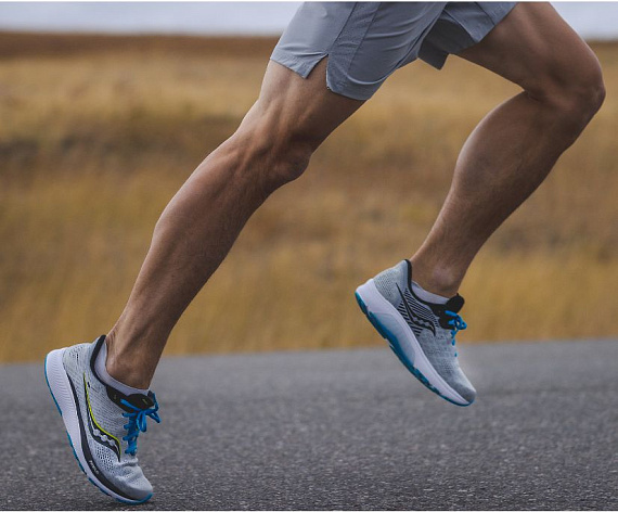 Кроссовки мужские Saucony Guide 14 Alloy/Cobalt - Фото 5 большая