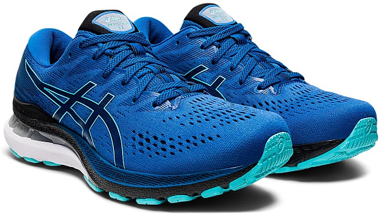 Кроссовки мужские ASICS Gel-Kayano 28 Lake Drive/Black - Фото 2 большая
