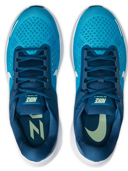 Кроссовки мужские Nike Air Zoom Structure 23 Laser Blue/White-Valerian Blue - Фото 2 большая
