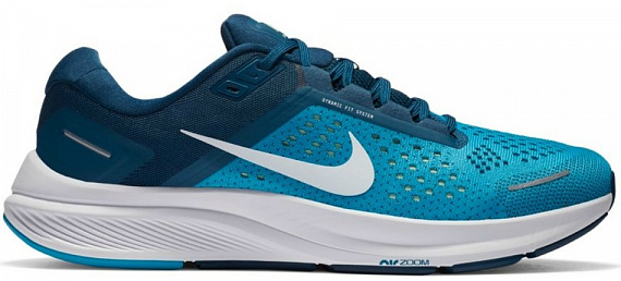 Кроссовки мужские Nike Air Zoom Structure 23 Laser Blue/White-Valerian Blue - Фото 1 большая