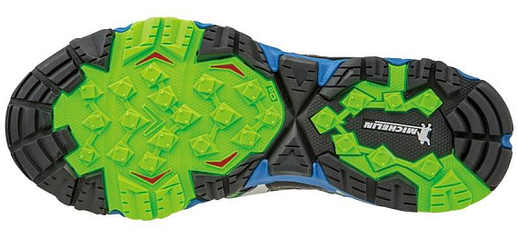 Кроссовки мужские Mizuno Wave Mujin 3 GTX green/silver/blue - Фото 2 большая
