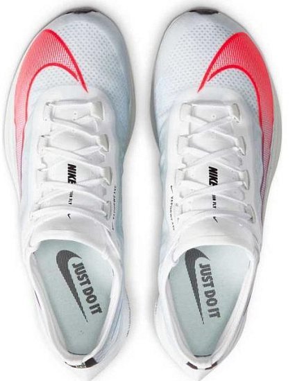 Кроссовки мужские Nike Zoom Fly 3 White/Spruce Aura/Hyper Violet/Flash Crimson - Фото 4 большая
