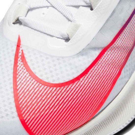 Кроссовки мужские Nike Zoom Fly 3 White/Spruce Aura/Hyper Violet/Flash Crimson - Фото 6 большая