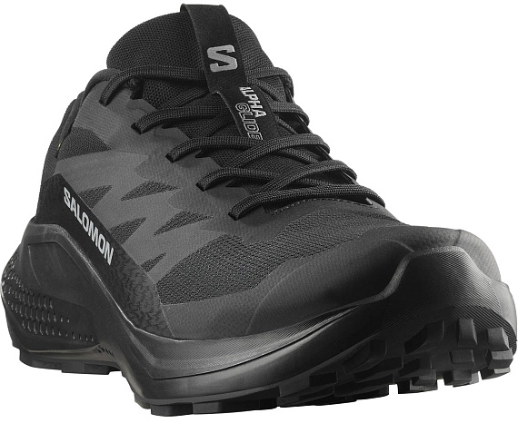 Кроссовки мужские Salomon Alphaglide Gtx Black/Asphalt/Castlerock - Фото 3 большая