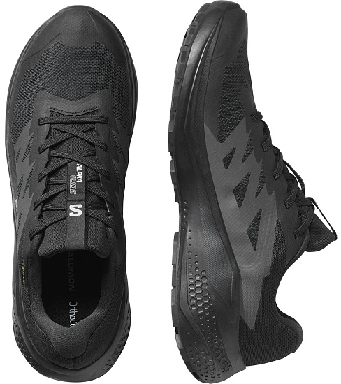 Кроссовки мужские Salomon Alphaglide Gtx Black/Asphalt/Castlerock - Фото 2 большая