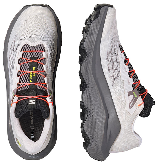 Кроссовки мужские Salomon Ultra Glide 4 Lilacash/Excalibur/Pinkyarrow - Фото 2 большая