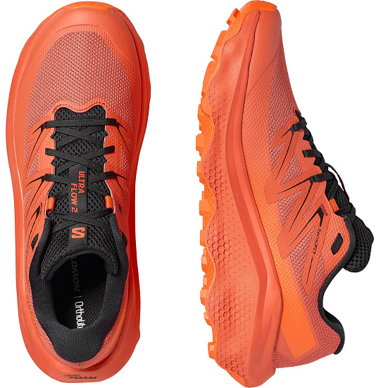 Кроссовки мужские Salomon Ultra Flow 2 Chili/Dragonfire/Black - Фото 3 большая