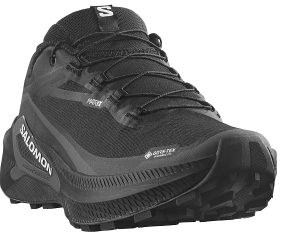 Кроссовки мужские Salomon Genesis 2 Gtx Black/Black - Фото 5 большая