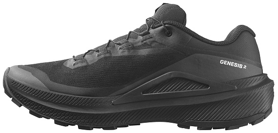 Кроссовки мужские Salomon Genesis 2 Gtx Black/Black - Фото 3 большая