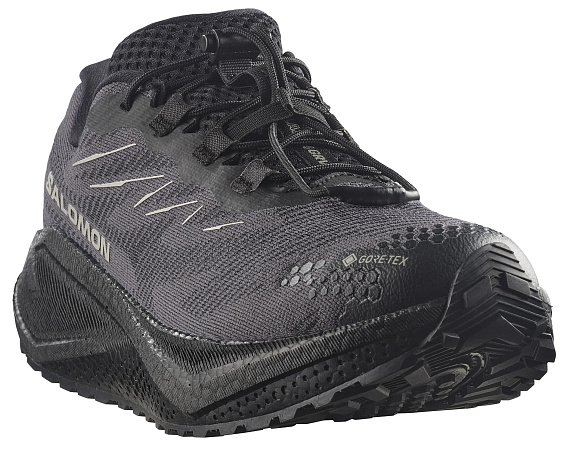 Кроссовки мужские Salomon Aero Blaze 4 Grvl Gtx Black/Black - Фото 5 большая