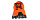 Кроссовки мужские Inov-8 X-Talon 210 Orange/Black - Фото 6 малая
